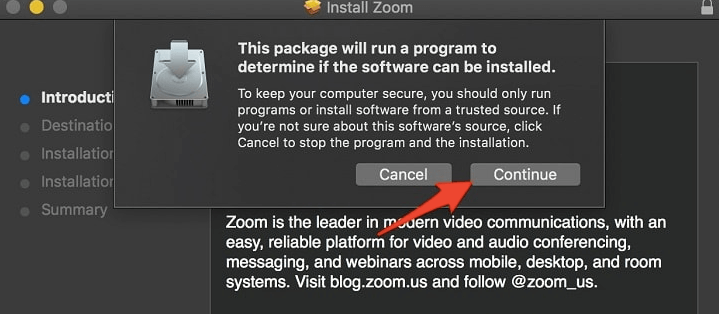 Cài đặt phần mềm Zoom