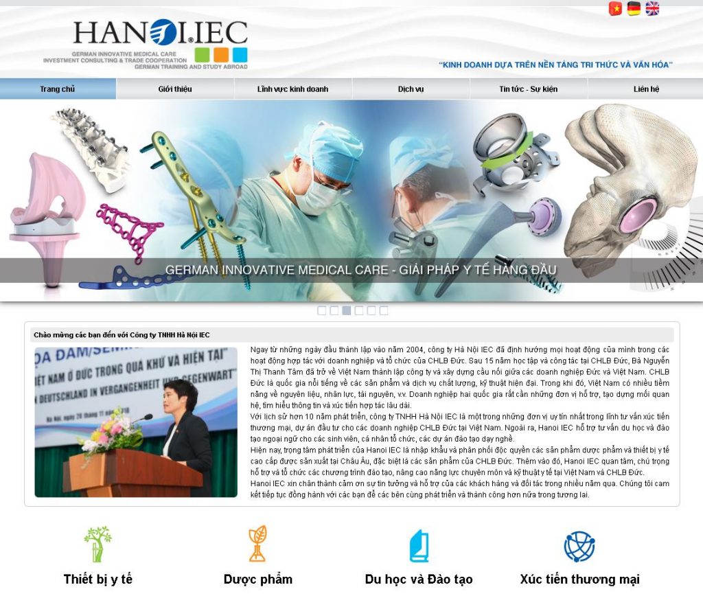 Phân phối thiết bị y tế Hanoi-ice
