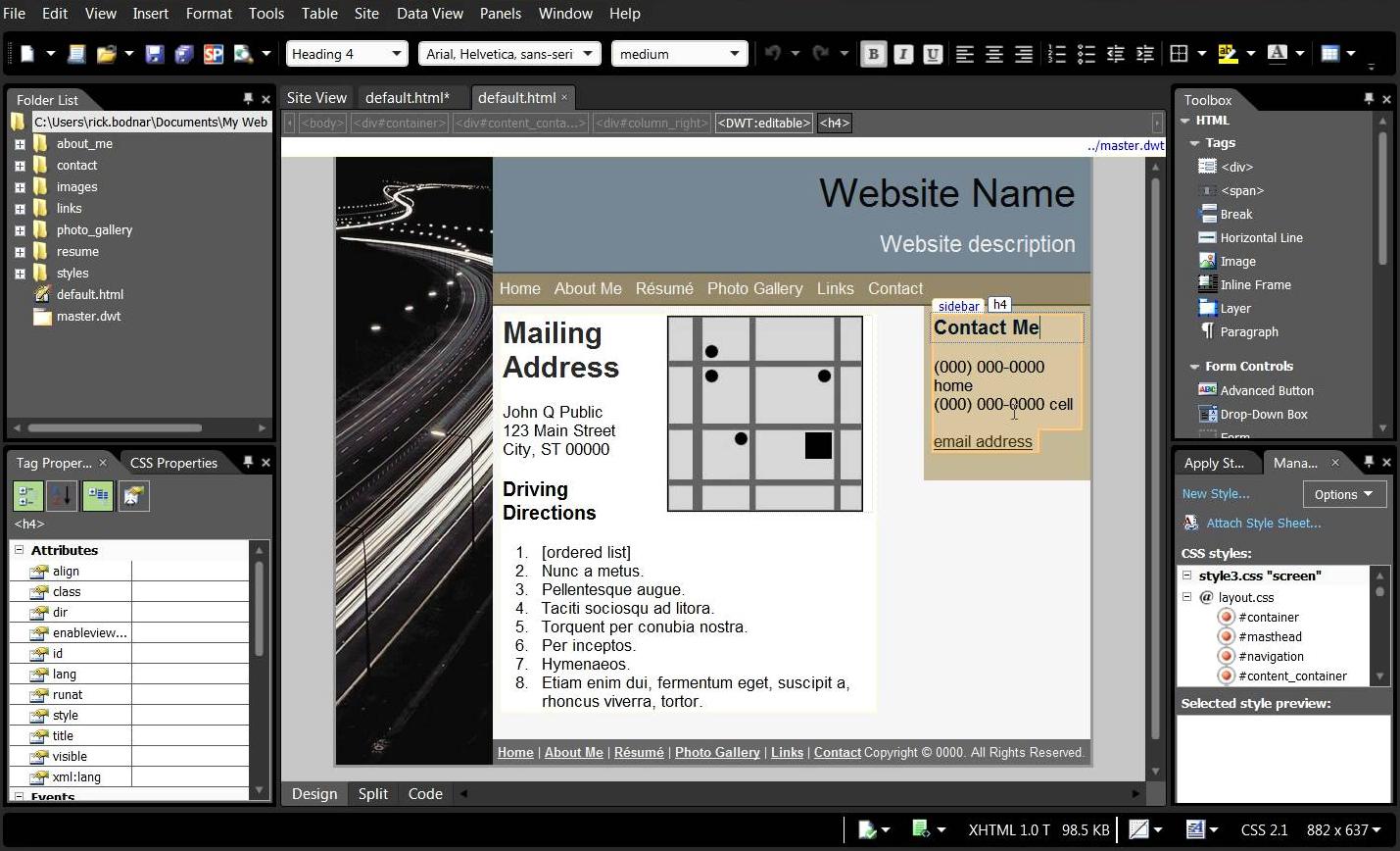 Phần mềm thiết kế web spa đơn giản Microsoft Web Expression