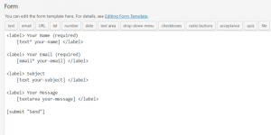 tạo contact form 7