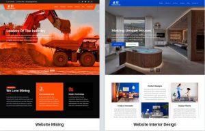 thiết kế website xây dựng mẫu 1