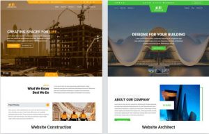thiết kế website xây dựng mẫu 2