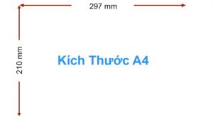 Kích thước A4 là gì?