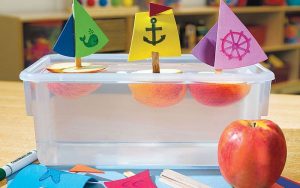 Thí nghiệm dựng thuyền táo