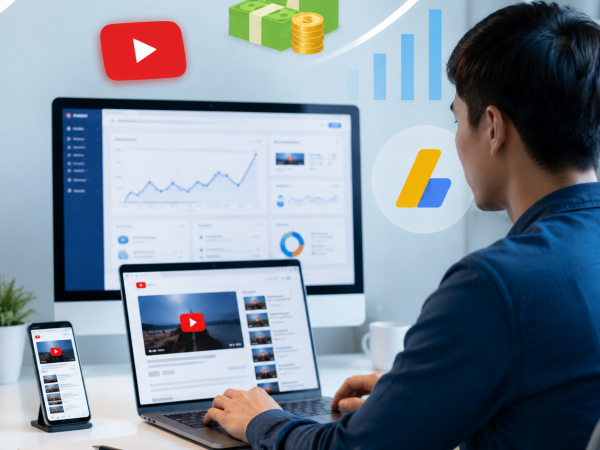Kiếm Tiền Online Từ YouTube Và AdSense Bắt Đầu Từ Đâu